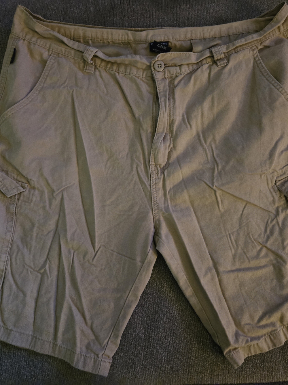 Ring of Fire Men's Khaki Cargo Shorts